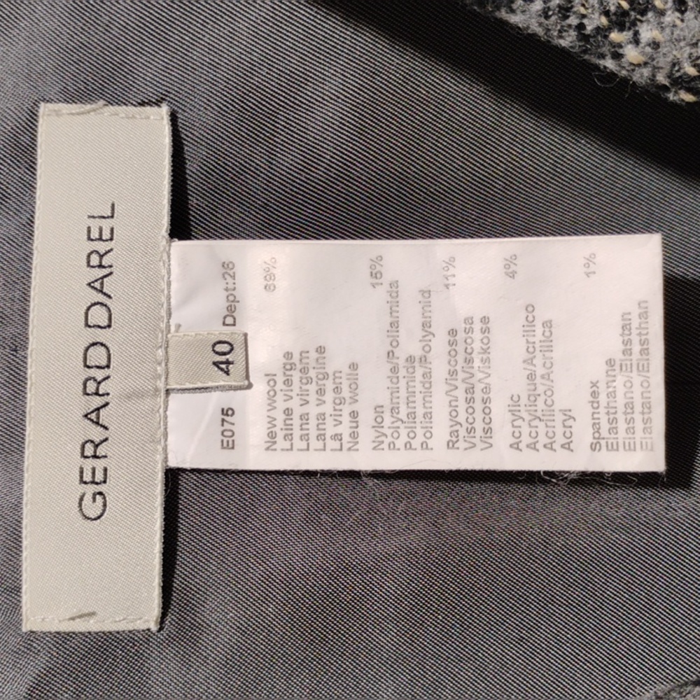 SALE! Gerard Darel Wool Blend Women's Classy  Blazer Jacket Sz.40 - Picture 3 of 11